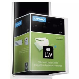 DYMO LabelWriter Address Labels 1 1/8 x 3 1/2 White 2x 260 Labels Roll 30572 NEW